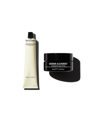 Grown Alchemist Day/Night Moisturizing Set: Hydra-Restore Day Cream (65ml) + Skin Renewal Night Cream (40ml) Day/Night Set