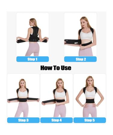Posture Corrector for Men & Women | Lumbar Support Back Brace | Breathable Back Straightener for Pain Relief & Improved Posture - Buy Online on GoSupps.com