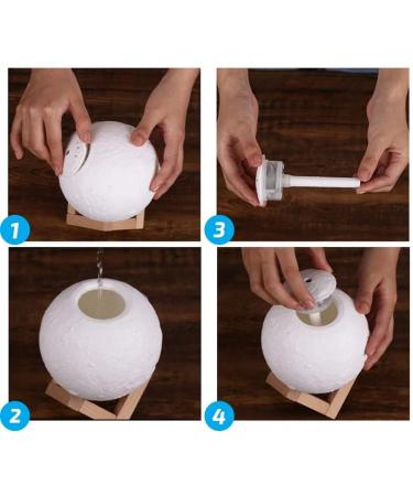 Zolta Aroma Diffuser for Apartments - Modern Essential Oil Humidifier with 4 Light Modes - 880ml Room Fragrance Diffuser - Buy Online on GoSupps.com