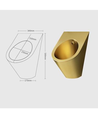 Urinarios de Acero inoxidable Urinarios de drenaje montados en la pared por inducci n Urinarios de Acero inoxidable 304 montados en la pared adecuados Urinarios para Hombres para USO famil - Buy Online on GoSupps.com