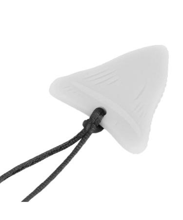 Children's Childhood Diseases Necklace & Baby Bite Ring - Toddler Chew Toy Gift (Deep White) | International Shipping - Buy Online on GoSupps.com