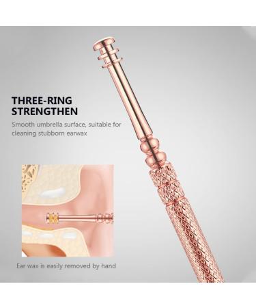 Healifty 8pcs Ear Wax Cleaner Set - Exquisite Rose Gold Ear Cleaning Tools - Buy Online on GoSupps.com