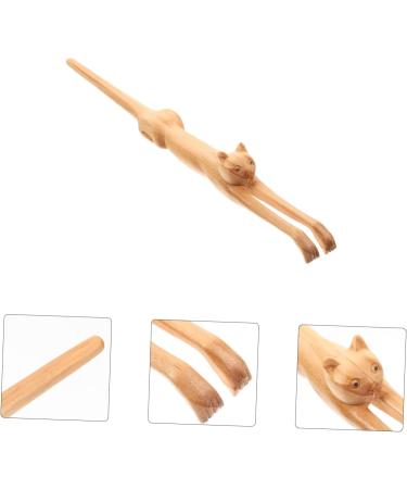 Tovinanna 3-St Scratch Sabberlack Relaxan - Portable Cat-Shaped Wooden Back Massager for Itching Relief | International Shipping Available - Buy Online on GoSupps.com