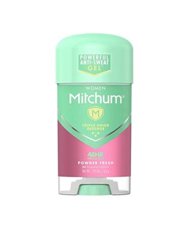 Mitchum for Women Advanced Control Gel Antiperspirant & Deodorant-Powder Fresh 2.25 oz - Packaging May Vary Powder Fresh 2.25 Ounce (Pack of 1)