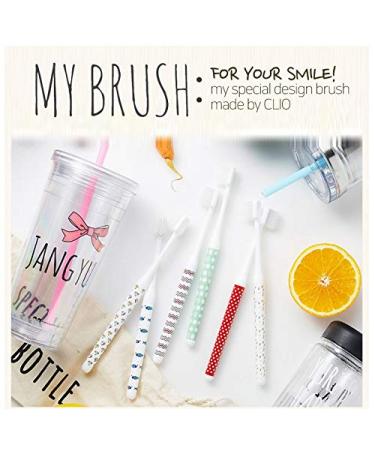 NEW CLIO Designer Toothbrush Set - Pack of 8 Brushes - Buy Online on GoSupps.com
