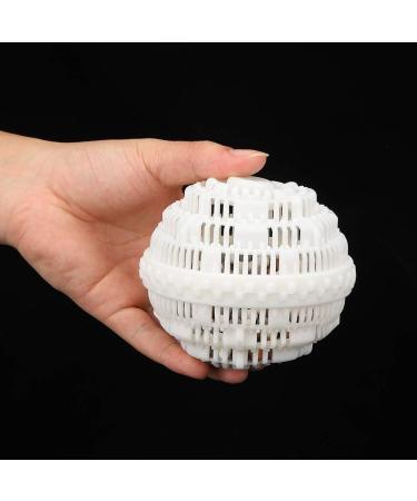 Eco Friendly Laundry Ball Particle White Ceramic Cleanse Boost Wash Pom Ball Pot Washer Magnificent Choice (White) - Buy Online on GoSupps.com