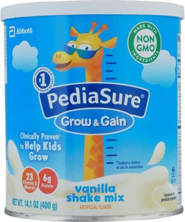 PediaSure Grow & Gain Shake Mix Vanilla Pediatric Oral Supplement, 14.1 Oz. Can | Quantity: 1