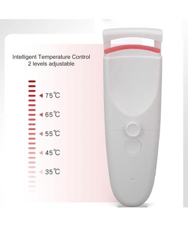 Verdant Touch Rechargeable Eyelash Curler Heated Eyelash Curler 2 Levels Quick Heating Rechargeable Electric Lash Curler 24 Hours Long Lasting Apricot USB 30S Heating - Buy Online on GoSupps.com