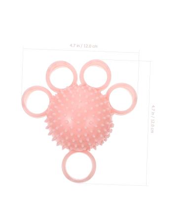 Frcolor Grip Trainer Ball - Finger Strengthening Tool for Stress Relief | Hand Joint Coach | TPR Grip Ring for All Ages - 12x12x7cm Pink - Buy Online on GoSupps.com