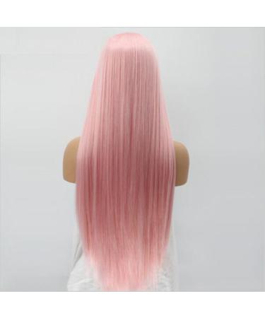 Seraphic Wing 24cm Pink Straight Lace Front Wig - Heat-Resistant Synthetic Wig for Women | Perfect Party Wig - Buy Online on GoSupps.com
