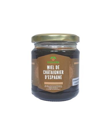 Pure Spanish chestnut honey - 250 g Net weight - natural honey - immunity BOOSTER