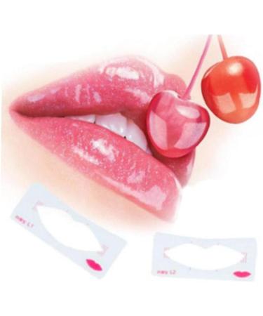 3 Pieces Lip Stencils | Makeup Beauty Tools for Perfect Lip Design - International Shipping - Buy Online on GoSupps.com