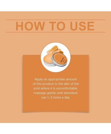 Natural nerve cream & joint balm soothing joint cream for hands feet and body analgesic and soothing massage suitable for all skin types 50 g 2 pieces - Buy Online on GoSupps.com