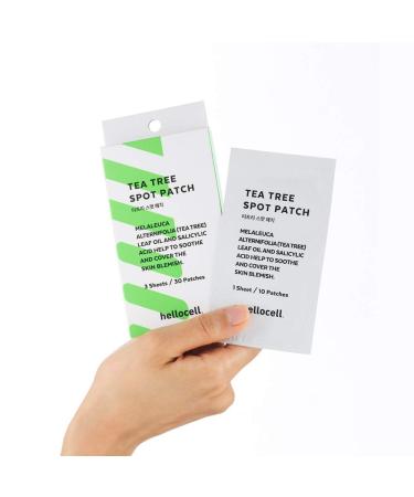 Tea Tree Spot Patch 90 Dots with Salicylic Acid for Acne Blemishes - Invisible Bandaids for Covering Pimples - Face Stickers for Blemish Control - 0.55 Inch Patches - Buy Online on GoSupps.com