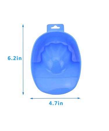 Nail Soak Bowl Manicure Care Set - 2pcs Blue Soak Trays for Polish Removal & Spa Treatment - Manicure Spa Tool - Buy Online on GoSupps.com