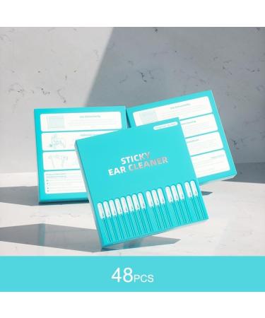 Adhesive Earwax Removal Tool 48pcs Cleaning Tools KitChildren and Adults Adhesive Ear Digging Stick for Safety Ear Scoop with Dust Cover Packaging Adhesive Ear Wax Removal Stick - Buy Online on GoSupps.com