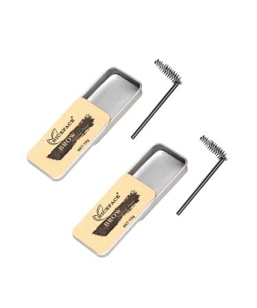 DRESSOOS 2 Sets Eyebrow Soap Cosmetic Supplies Eyebrow Styling Cream Eyebrow Shaping Cream Gel Texture