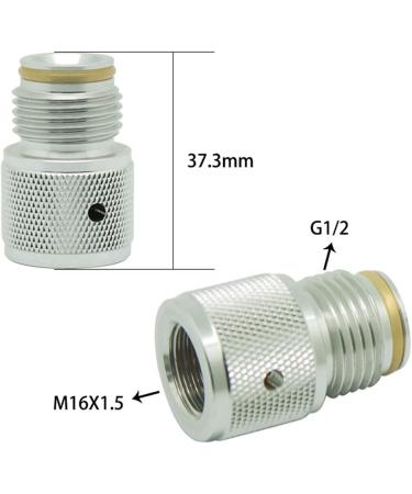 Universal PCP Paintball CO2 Tank Fill Adapter | 12g 88g 90g Cartridge Converter | G1/2 Threaded Cap | Manloney LLC - Buy Online on GoSupps.com