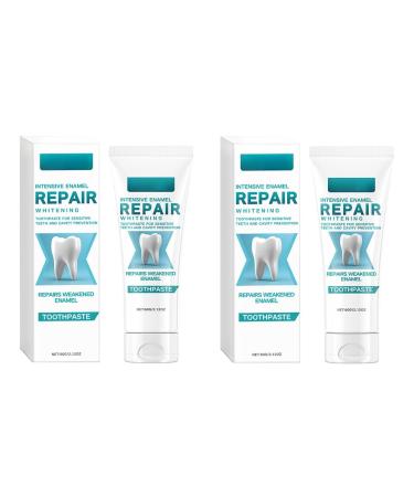 Gentle Cleaning Toothpaste - Removes Stains/Tartar Freshens Breath Repairs Enamel Daily Teeth Care(2PCS)