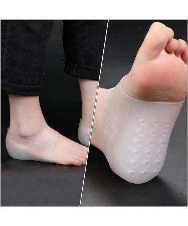 Lurrose Height Increasing Insoles - Invisible Silicone Heel Cushions for Men & Women | Comfort Foot Support Liner - Buy Online on GoSupps.com