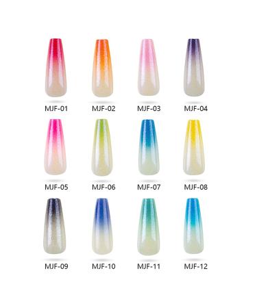 Uposao 24-Piece Coffin Ballerina False Nails - Long Pink French Acrylic Nail Tips for Women & Girls | Easy Press-On Artificial Nails - Buy Online on GoSupps.com