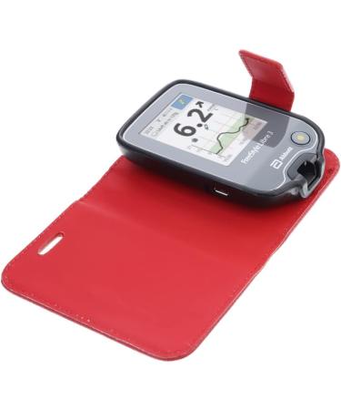 Shop the Best foto-kontor Case for Abbott Freestyle Libre 3 - Stylish & Protective Red Book-Style Case - Buy Online on GoSupps.com