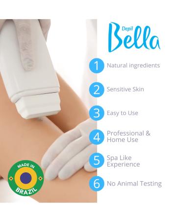 Depil Bella Wax Roller Kit for Hair Removal | Honey and Propolis Formula | At-Home & Professional Waxing | Warmer Device & Accessories - Buy Online on GoSupps.com