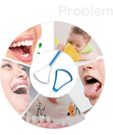 Dbtxwdd Tongue Cleaner - Effective Bad Breath Remedy | Healthy Oral Care Pink Design - Buy Online on GoSupps.com