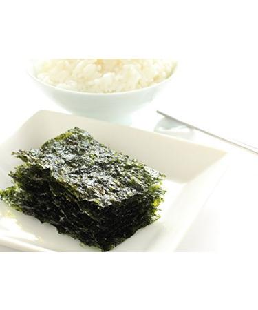 Korean Premium Roasted Seasoned Seaweed Snack 5g (10 Pack) - Lightly Sea Salted Nori, Individual Packets - 0.14 oz x 10 - Buy Online on GoSupps.com