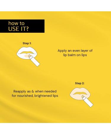 Brightening Lip Balm with SPF 30 | Vitamin C for Dark Lips | Glossy Soft Pink Lips | Unisex 4gm - Buy Online on GoSupps.com