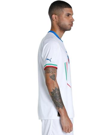 PUMA Men's 2022/23 Official Away Jersey - White & Ultra Blue | International Shipping Available - Buy Online on GoSupps.com