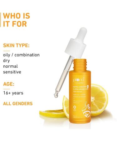 The-P'lum Alpha Arbutin & Hyaluronic Acid Face Serum 2% Fragrance-Free 30 ml - Buy Online on GoSupps.com