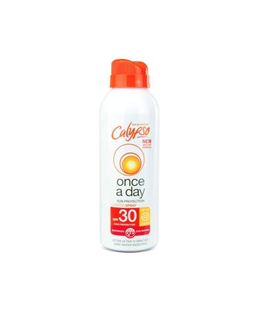 Calypso Once A Day Sun Protection Spray. Water Resistant. SPF30 SPF30 single