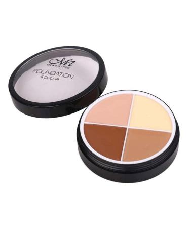 4 Colors Correcting Concealer Cream Waterproof Makeup Face Concealer Cream Full Coverage Face Contour Corrector Palette for Dark Circles and Puffiness Trouble Spots Redness 01Multiple-colors