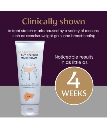 Stretch Marks Removal Cream | Safe for Pregnancy | Dermatologically Tested | All Skin Types | 100g - Buy Online on GoSupps.com