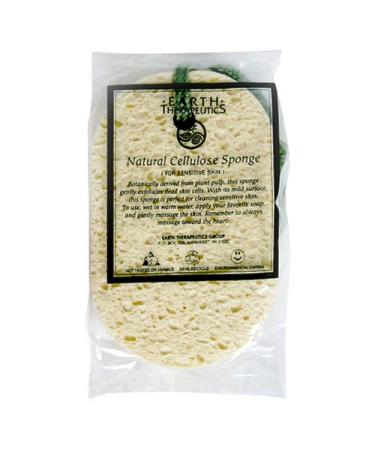 Earth Therapeutics Sponge, Natural Cellulose, 1 sponge (Pack of 3)