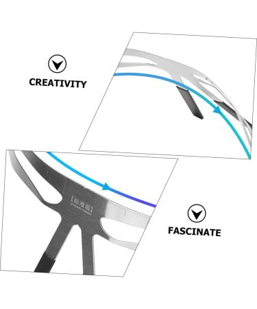 FOMIYES Microblading Line Marker Eyebrow Ruler for Girl Measuring Ruler Equally Divided Template Ruler - Buy Online on GoSupps.com
