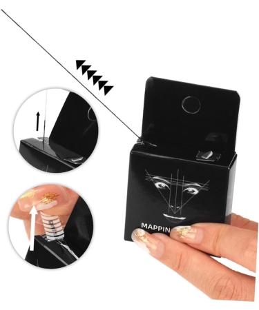 Beavorty 5pcs Eyebrow Ink Cosmetic Measuring Tools Brow Map Line Eyebrow Shaper Multifunction Line Ruler - Buy Online on GoSupps.com