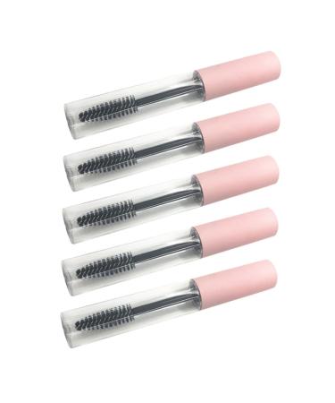 Beavorty 20 Pcs Mascara Tube Cosmetic Containers Eyelash Applicator Eyeliner Liquid Containers Abs Pink