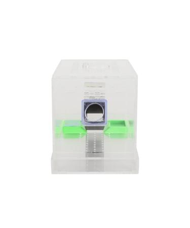 Cricket Keeper Cricket Keeper Tank Box with Feces Layer Acrylic for Observation Of Breeding (22x8.5x4.5cm / 8.7x3.3x1.8in)