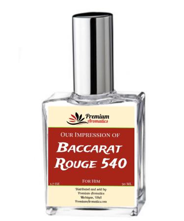 Our Impression of fragrance perfumes and colognes (1.7oz / 50ml) (Baccarate Rouge 540)
