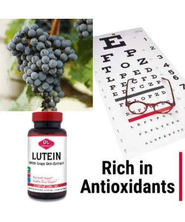 Olympian Labs Lutein 20 mg 60 Capsules Formulated with FloraGLO and Grape Skin Extract Supporting Healthy Vision and Eye Function - Buy Online on GoSupps.com