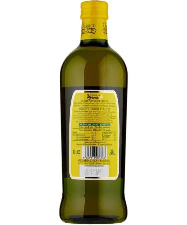  Italian Gourmet E.R. Desantis Olio Extra Vergine di Oliva Classico Set of 2 Cold Extracted Glass Bottles for Cooking and Raw Consumption 1 Litre - Buy Online on GoSupps.com