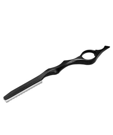 Hair effilant knife hair cutting agent hair structure professional stainless steel for the salon for home for women and men (black) - Buy Online on GoSupps.com