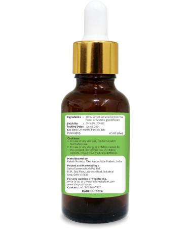 Jasmine Essential Oil - Pure & Natural Jasminum Grandiflorum for Aromatherapy & Skin Care - Therapeutic Grade (15ML - Buy Online on GoSupps.com