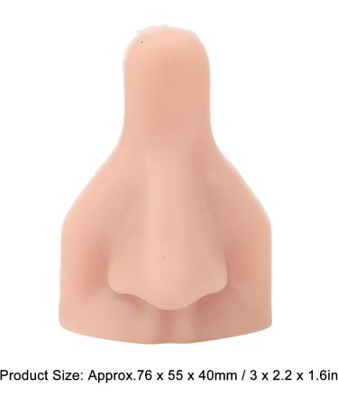 ZJchao Soft Silicone Nose Model - 3PCS Reusable Flexible 3D Nose for Jewelry Display & Teaching Tool - Buy Online on GoSupps.com