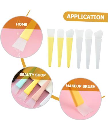Ipetboom 2 Sets Brush Beauty Tools Applicator Facial Clay Brush Lady Tools Diy Makeup Skincare Makeup Facial Mud Brush Skin Care Spatula Miss Silica Gel Pole - Buy Online on GoSupps.com