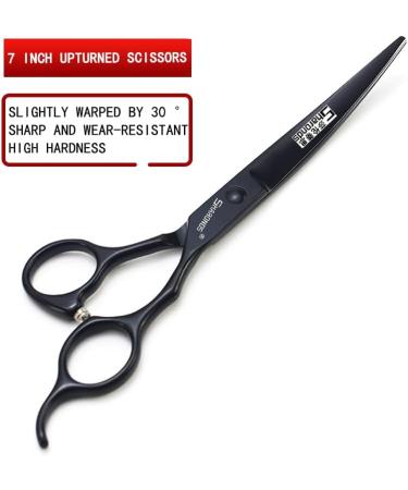 SHARONDS 440C Black Hair Cutting Scissors Set (6 & 7) - Professional Hair Scissors & Thinning Shears - 4 Piece International Shipping - Buy Online on GoSupps.com
