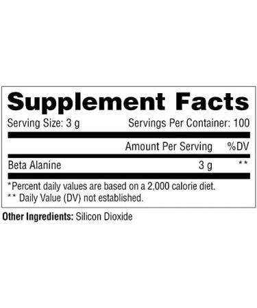Metabolic Nutrition Beta Alanine Powder - 300 Grams | Boost Performance & Endurance - International Shipping Available - Buy Online on GoSupps.com