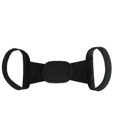Adjustable Brace Support Belt Adjustable Back Posture Clavicle Spine Corrector Low Back Pain Relief for Male Female Upright black